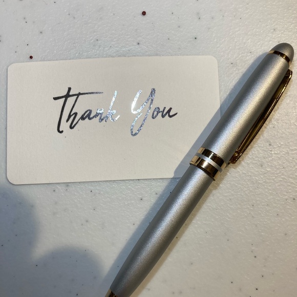Foil thank you cards(choose your color) - Picture 3 of 10